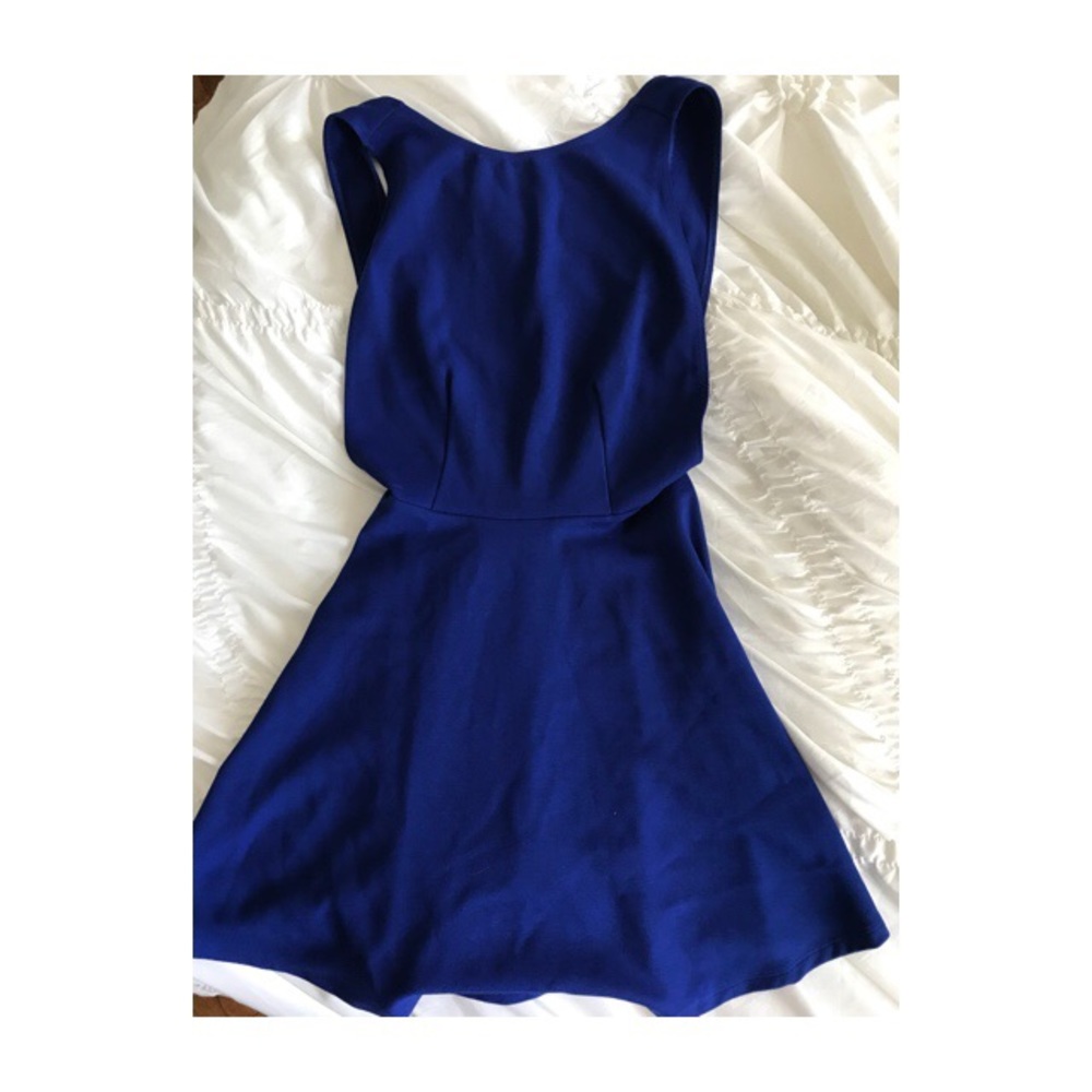 Royal blue dress
